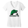 philosoraptor (2) Women's V-Neck T-Shirt