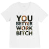 work bitch V-Neck Tee
