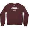 black guns matter m16 Crewneck Sweatshirt