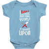 i bake because punching people is frowned upon Baby Onesie