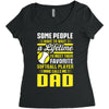 Some People Have To Wait a Lifetime To Meet Their Favorite Softball Women's Triblend Scoop T-shirt