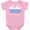 paddle faster i hear banjos Baby Onesie