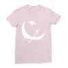 On The Moon Ladies Fitted T-Shirt
