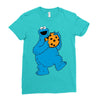 Cookie Monster Ladies Fitted T-Shirt
