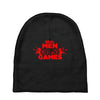 real men and women play games Baby Beanies