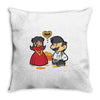 paper burgers Throw Pillow