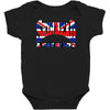 skinhead union jack, ideal birthday gift or present Baby Bodysuit