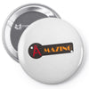amazing logo arts Pin-back button