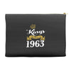 kings are born in 1963 Accessory Pouches