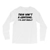 tee top joke costume rude slogan Long Sleeve Shirts