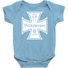 vw volkswagen iron cross Baby Onesie