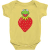 Kermit Strawberry Baby Bodysuit