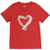 bacon heart V-Neck Tee