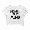 georgia is my mind Crop Top