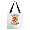 pizza on earth Tote Bags