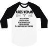 Aries Woman 3/4 Sleeve Shirt