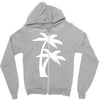 palm tree sticker vinyl decal tropical island beach ocean wall car win Zipper Hoodie