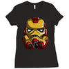 iron man stormtrooper mashup 1 Ladies Fitted T-Shirt