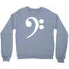 bass cleff funny Crewneck Sweatshirt