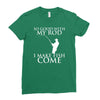 so good with my rod i make fish come Ladies Fitted T-Shirt