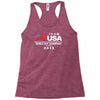 usa world cup champions Racerback Tank