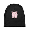 cute surprised pig pig Baby Beanies