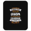 Super Cool Grandpa Of A Freaking Awesome Grandson Mousepad