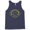 smiley dj techno,club,dance,music,rave retro Tank Top