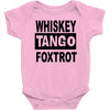 whiskey tango foxtrot Baby Bodysuit