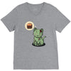 zombie cat V-Neck Tee