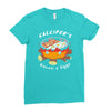 calcifer's bacon and eggs Ladies Fitted T-Shirt
