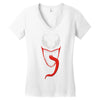 monster face Women's V-Neck T-Shirt