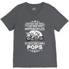 Motorcycles Pops V-Neck Tee