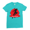 vic ninja Ladies Fitted T-Shirt
