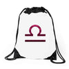 libra logo Drawstring Bags