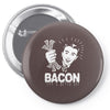 love bacont fun ny Pin-back button