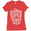 white owl kingdom giant bird Ladies Fitted T-Shirt