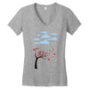 Tree Of Love Women's V-Neck T-Shirt