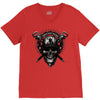 skull V-Neck Tee