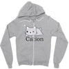 funny cat science t shirt Zipper Hoodie