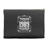 vintage made in 1989 perfectly aged a living legend Accessory Pouches