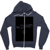 no design fashion Zipper Hoodie