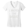 i prefer the bassist Women's V-Neck T-Shirt