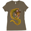 moray pirate captain Ladies Fitted T-Shirt