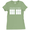 police box for who Ladies Fitted T-Shirt