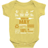 Born May Multitasking Problem Solving Tees Baby Onesie