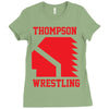 Thompson High School Wrestling (Vision Quest) Ladies Fitted T-Shirt