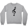 the music is the key Crewneck Sweatshirt