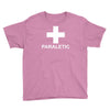 paraletic funny printed green top drinking booze party drunk Youth Tee