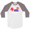 happy independence day the united states 3/4 Sleeve Shirt